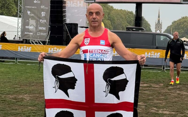 Roberto Langiu Londra mezza maratona