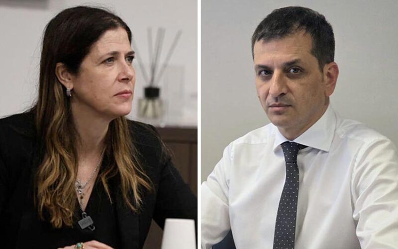 Alessandra Todde e Corrado Meloni