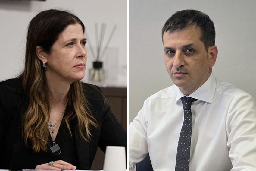 Alessandra Todde e Corrado Meloni