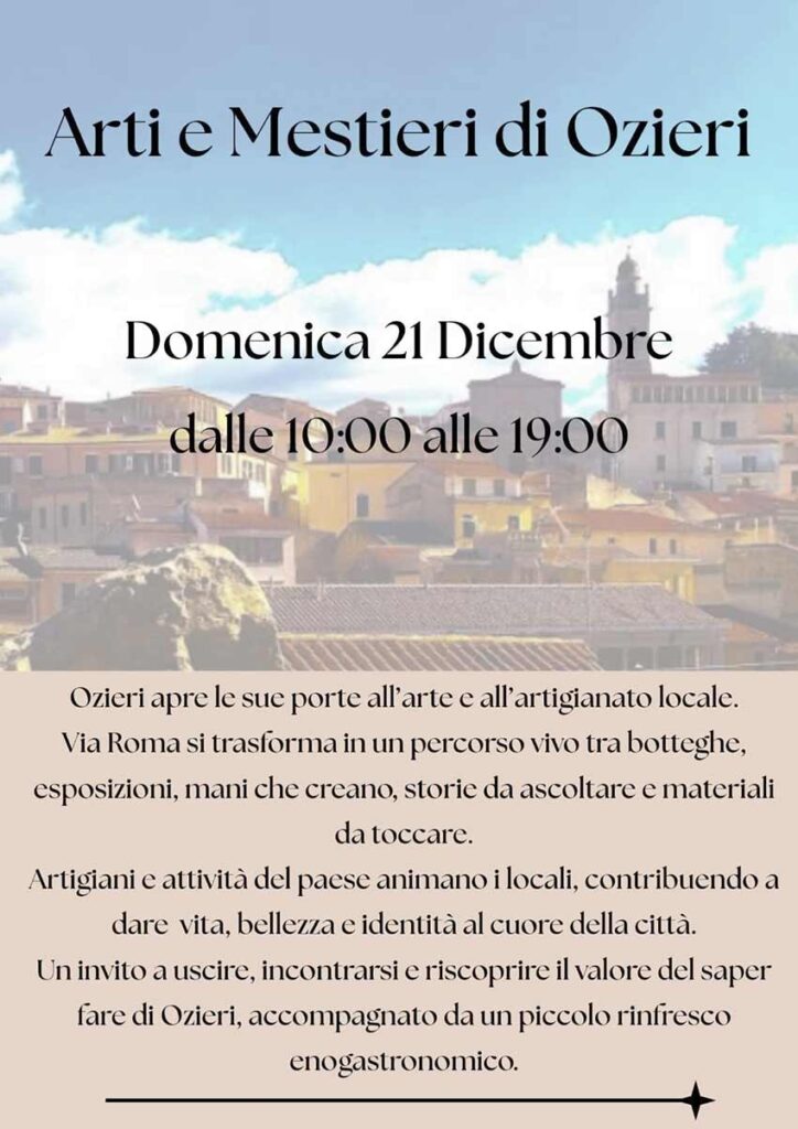 Arti e mestieri Ozieri