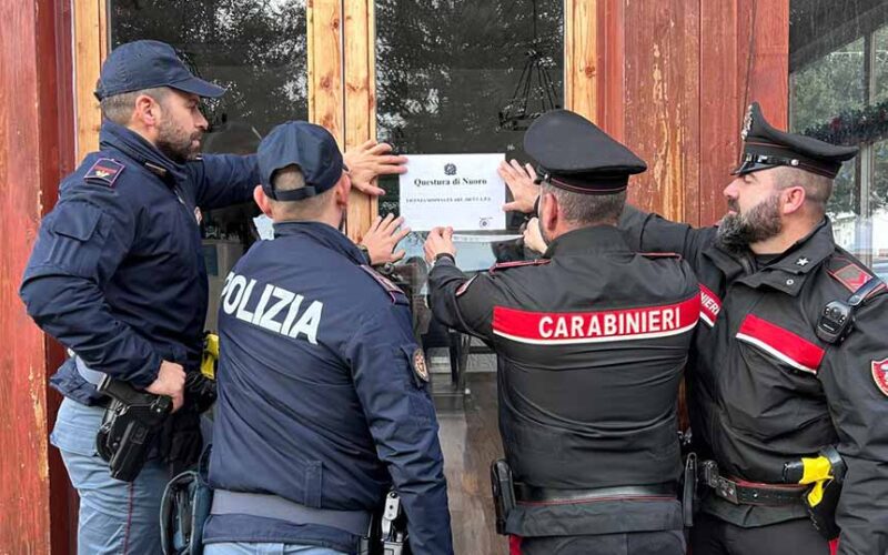 Bar chiuso a Silanus