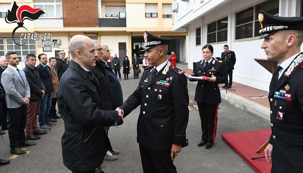 Il Luogotenente ozierese Alberto Pittalis tra i Carabinieri encomiati ieri a Sassari 1 Carabiniere Alberto Pittalis encomio