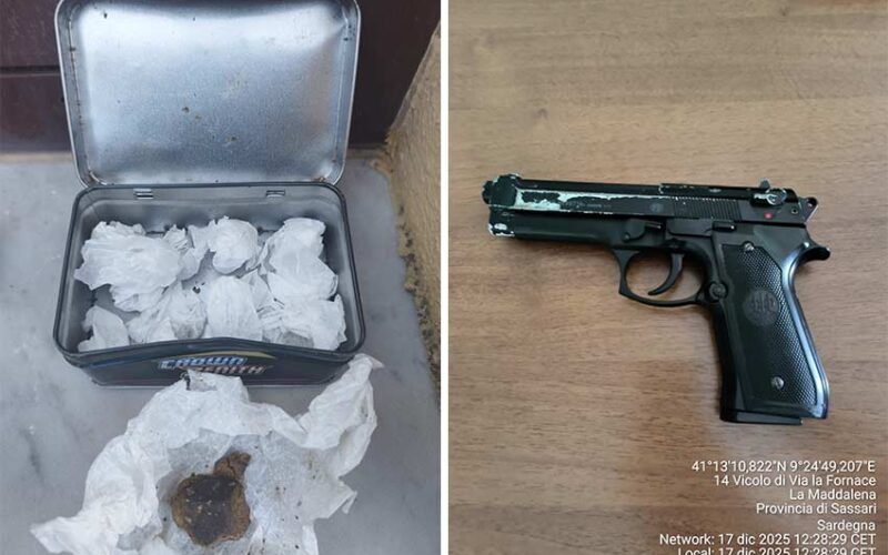 Droga e pistola scuole La Maddalena