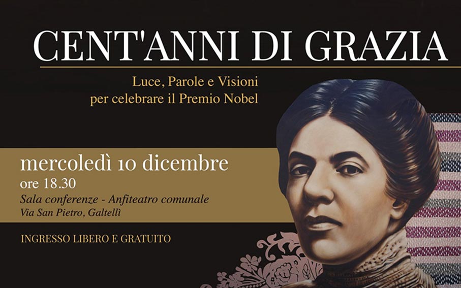 Galtelli centenario Grazia Deledda