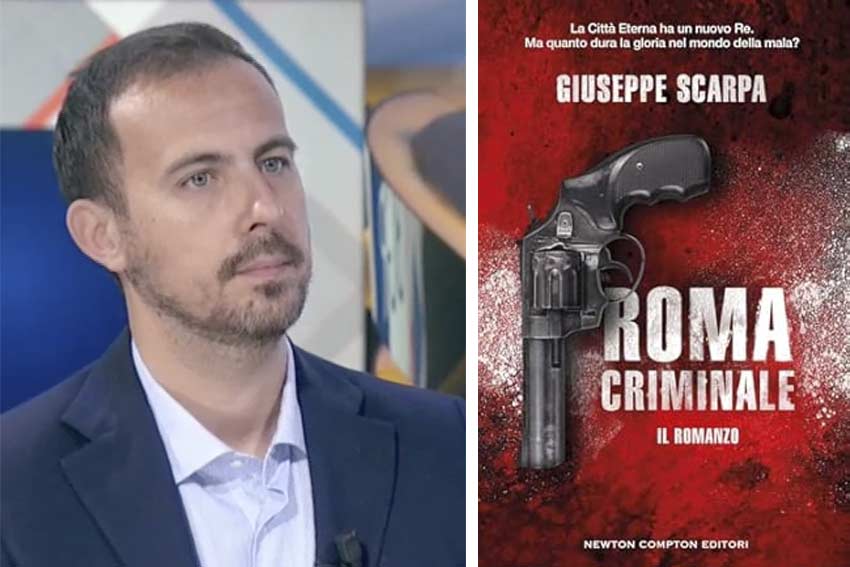 Ozieri si tinge di noir: il giornalista Giuseppe Scarpa presenta il suo romanzo d'esordio "Roma criminale" 1 Giuseppe Scarpa Ozieri Roma criminale