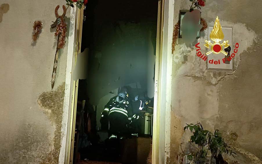 Incendio SantAntonio di Gallura