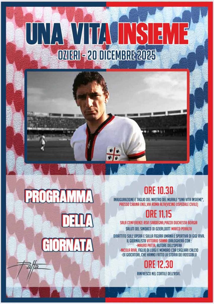 Locandina murale Gigi Riva