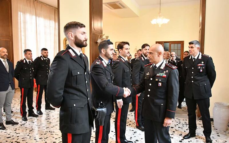 Riconoscimenti ai Carabinieri del comando di Nuoro