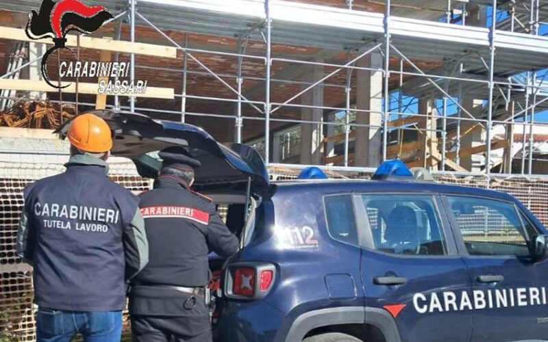 Cantiere edile sequestro Golfo Aranci