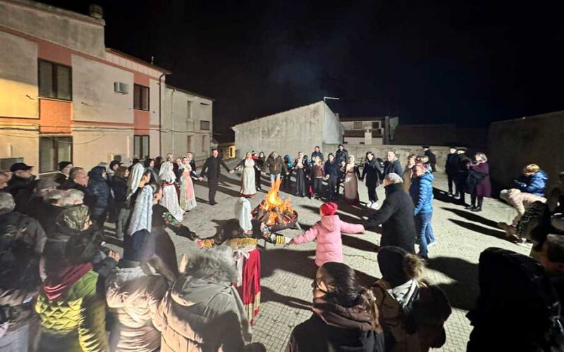 Festa di SanAntonio Abate a Giave