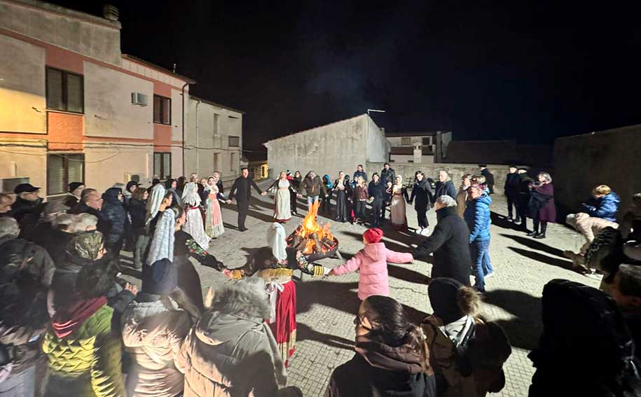 Festa di SanAntonio Abate a Giave