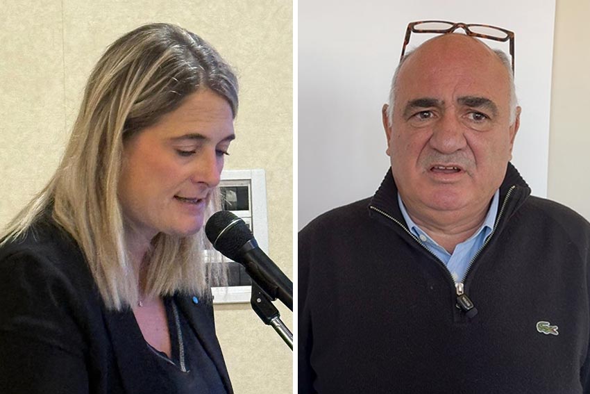 Uil Sardegna: «La scuola non si taglia con criteri astratti» 1 Flavia Murru e Giuseppe Corrias UIL sardegna