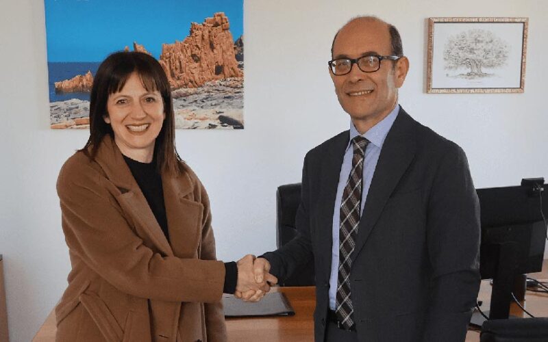 La dottoressa Sara Sanna e il Dg Asl Ogliastra Andrea Fabbo