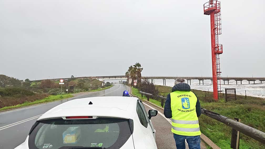 Maltempo Sardegna chiusa la Statale 195 sulcitana
