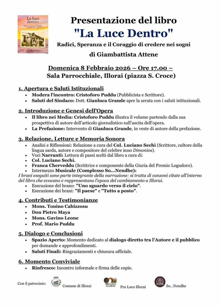 Presentazione libro G.B. Attene Illorai