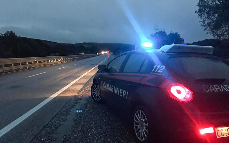 Carabinieri Lanusei notturna