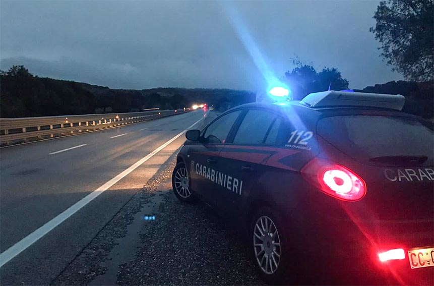 Carabinieri Lanusei notturna