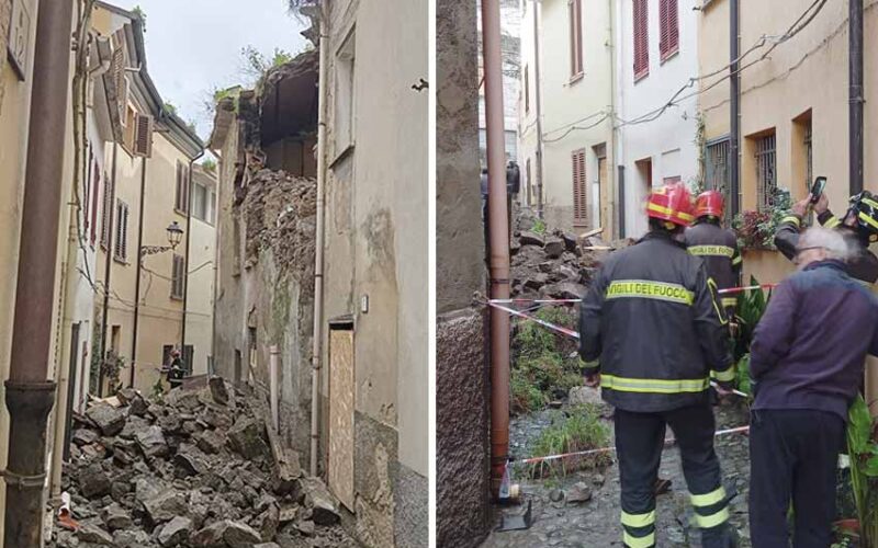 Casa crollata vicolo Iosto Ozieri