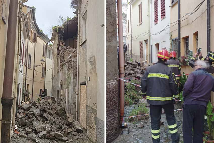 Casa crollata vicolo Iosto Ozieri