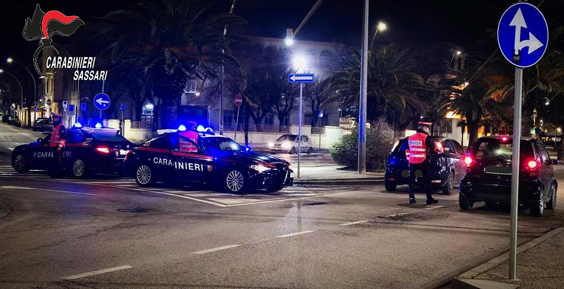 Controlli Carabinieri ad Alghero