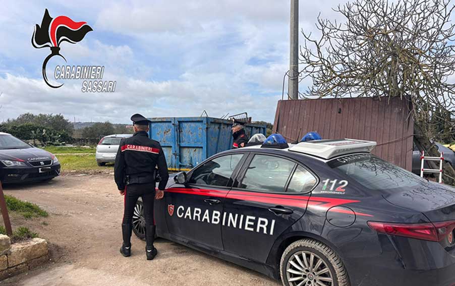 Sassari. Sequestrata discarica abusiva con una tonnellate di rame, denunciati tre uomini 1 Discarica rame Sassari sequestrata
