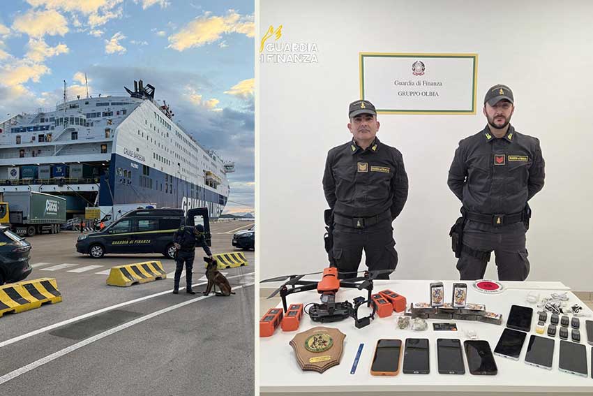 Guardi di Finanza Olbia arresto 4 persone