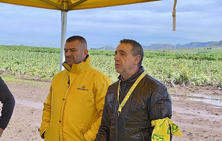 Maltempo, Coldiretti Sardegna: oltre 30 milioni di danni diretti alle aziende 3 Luca Saba e Battista Cualbu