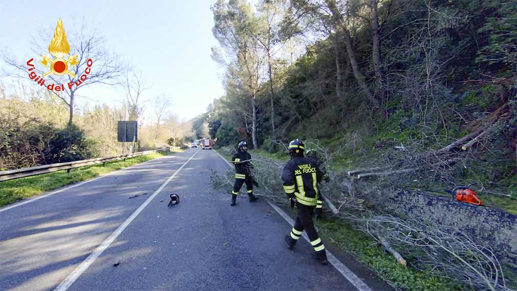Maltempo Nuorese forte vento