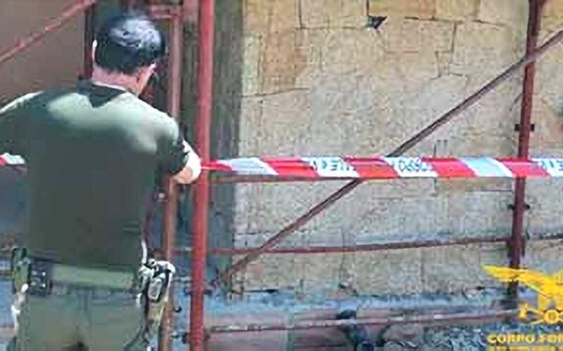 Sequestro cantiere Arzachena