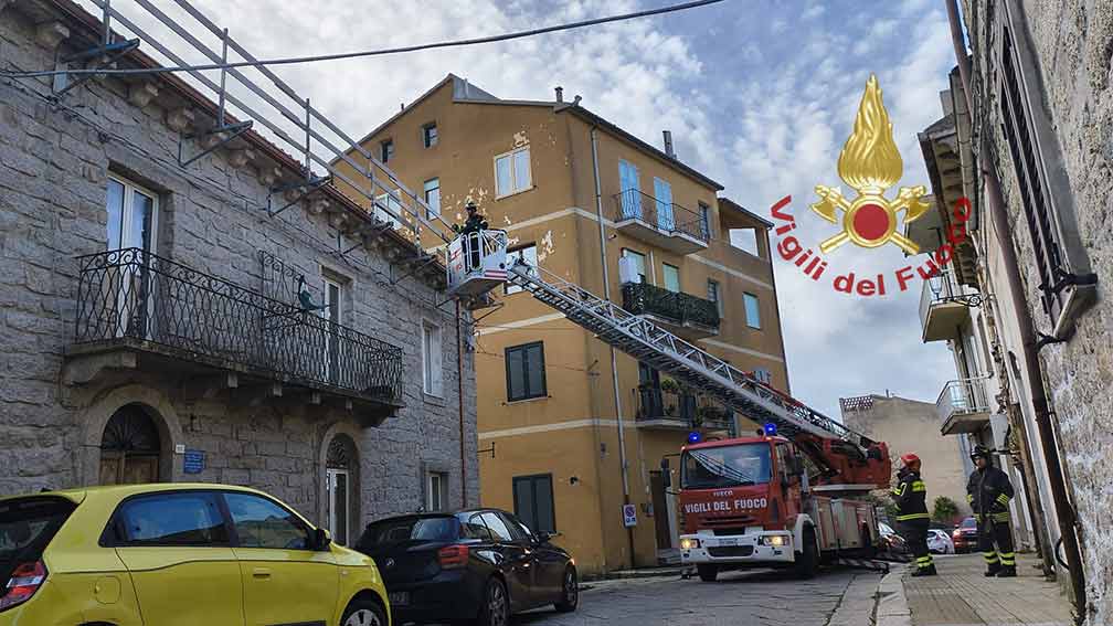 Vigili del Fuoco maltempo Nord Sardegna