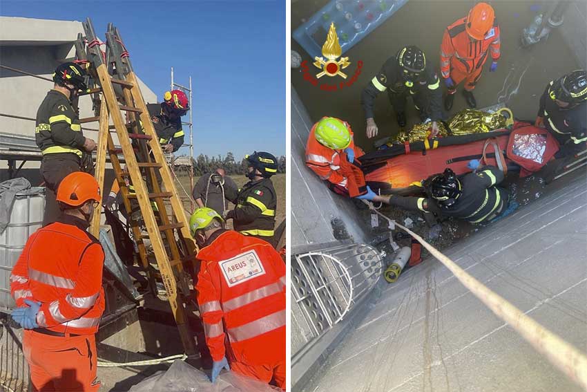 incidente sul lavoro Sorso