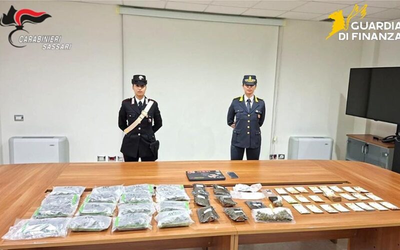 Arresto per spaccio a Sassari