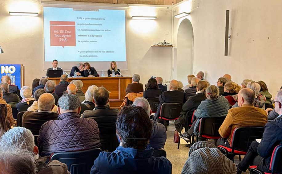 Convegno Comitato No Ozieri referendum Giustizia