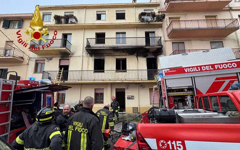 Incendio appartamento Nuoro