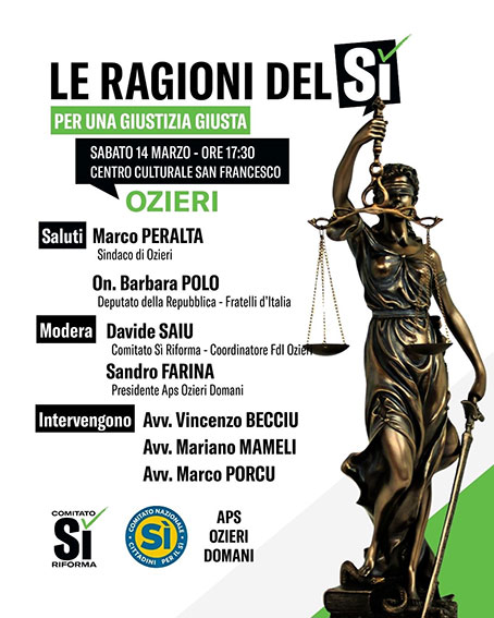 Locandina Convegno referendum Ozieri