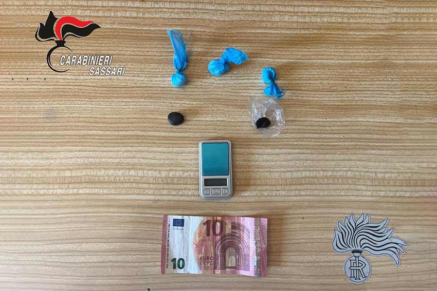 Arresto per droga a Olbia