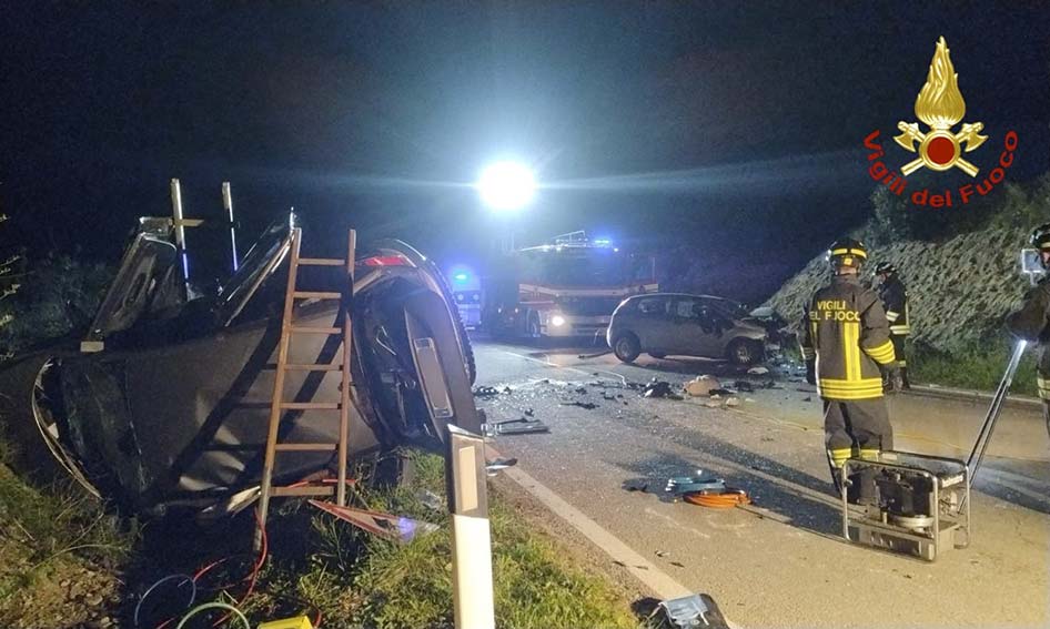 Incidente Sassari Ittiri 3 feriti