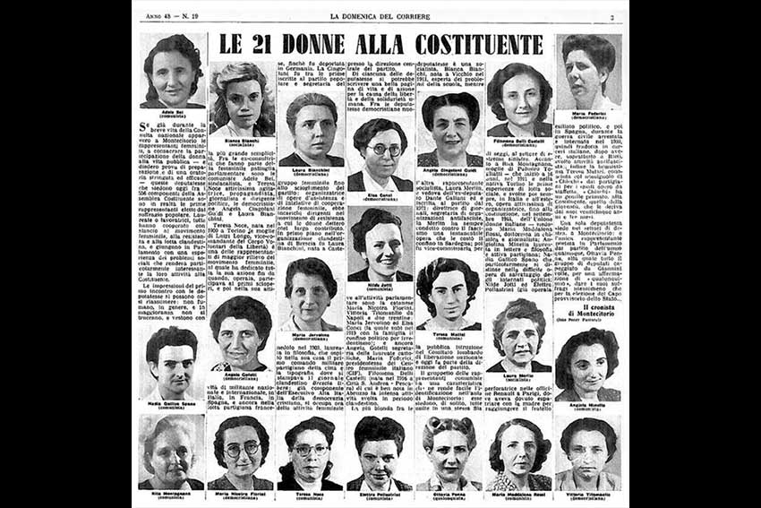 Le 21 madri costituenti