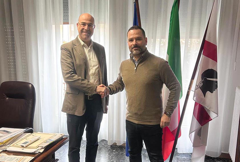 Il Tennis Club Ozieri firma la convenzione per la gestione dell'impianto di Puppuruju 1 Marco Peralta e GIuseppe Bellu
