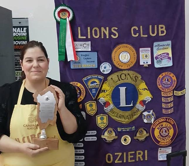 I Lions Club del Nord Sardegna protagonisti alla Fiera di Ozieri tra prevenzione, solidarietà e cultura 2 Premio Bonta Panedda 2026 vincitrice