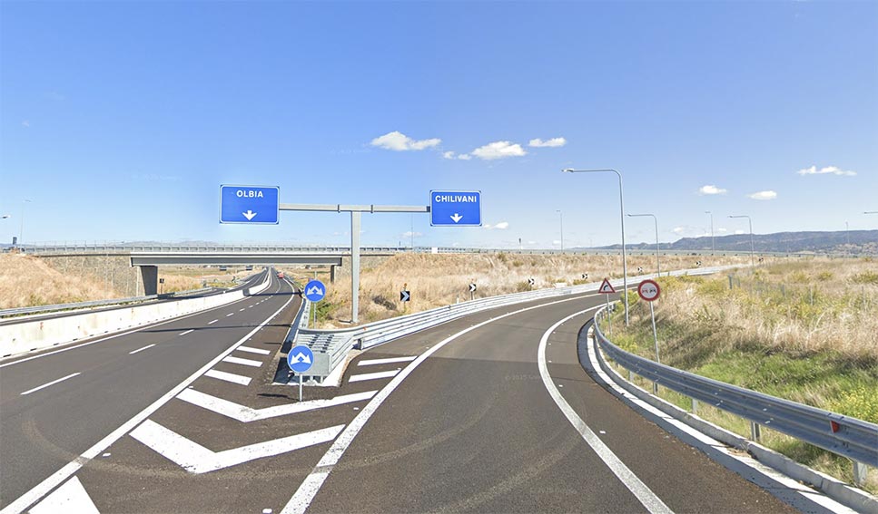 Statale 729 Sassari Olbia svincolo Chilivani