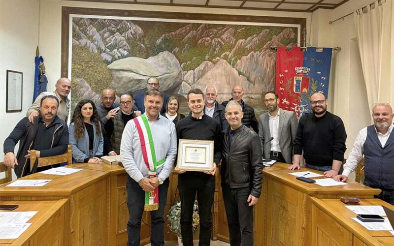 Targa ricordo don Giuseppe Demontis Monti