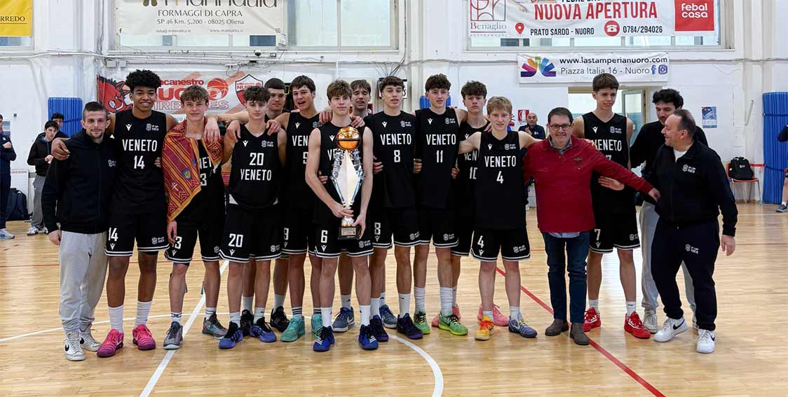 Nuoro, al Veneto il trofeo Regione Sardegna “NU4 BASKET“ 1 Veneto vincitore NU4 Basket a Nuoro