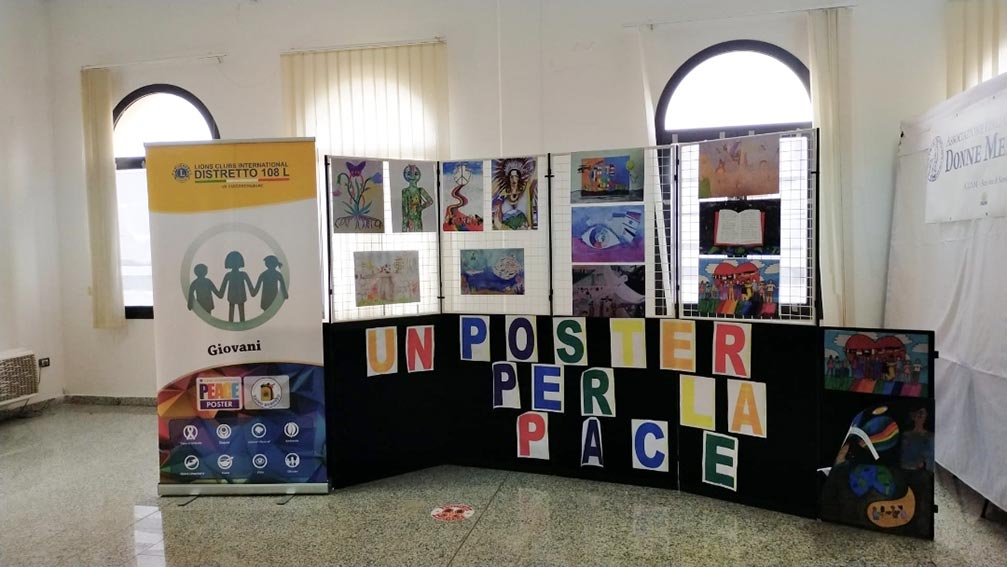 I Lions Club del Nord Sardegna protagonisti alla Fiera di Ozieri tra prevenzione, solidarietà e cultura 7 un poster per la pace
