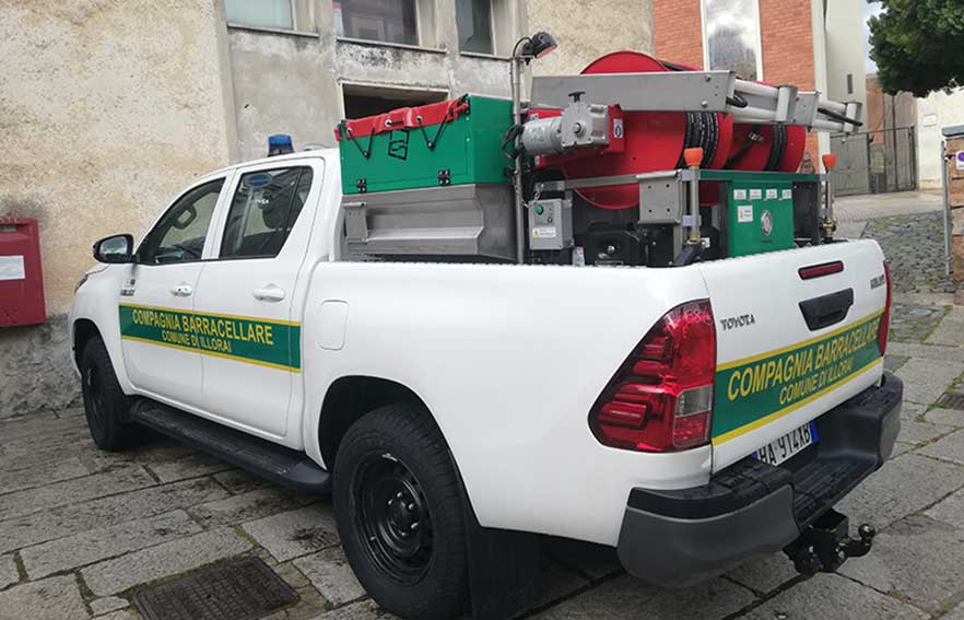 Automezzo barraccelli Illorai