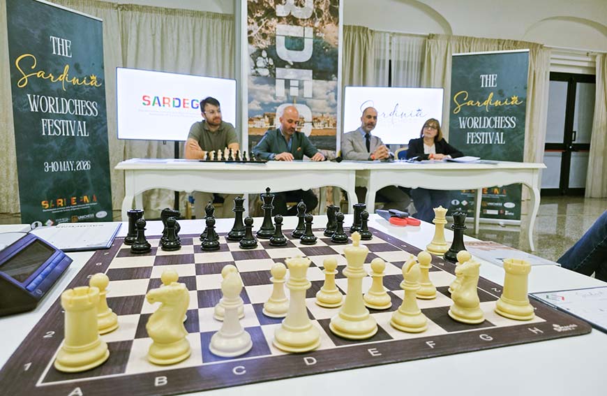 Conferenza stampa Sardinia World Chess Festival foto4