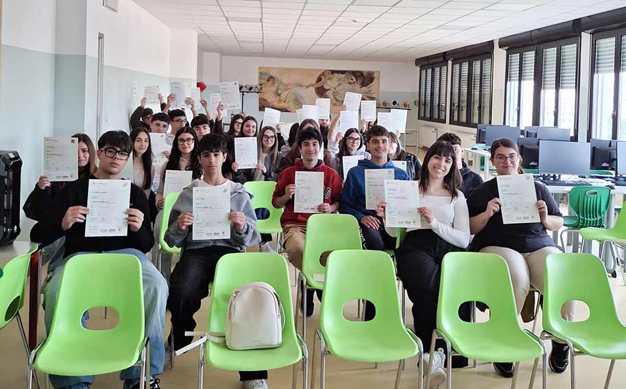 Consegna certificazioni Cambrige al Segni di Ozieri