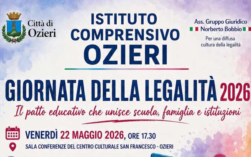 Giornata della legalita 2026 Ozieri