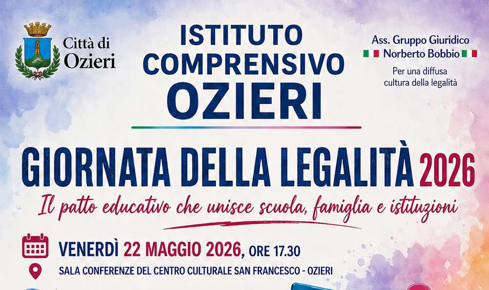 Giornata della legalita 2026 Ozieri