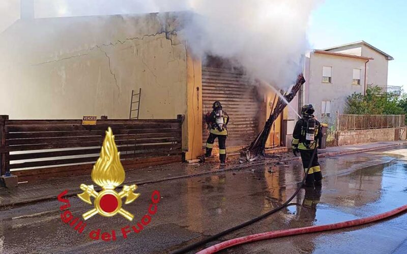 Incendio panificio Ploaghe